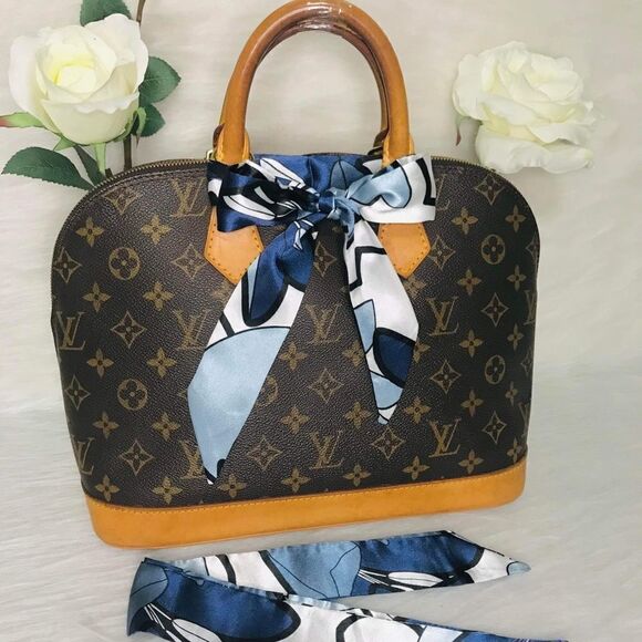 Silk Scarf Twilly (one pair) - Picture 2 of 3